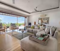 Villa Bayu, Wohnzimmer