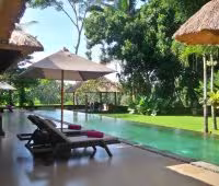 Villa Bamboo, cubierta de la piscina
