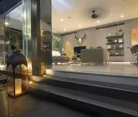 Villa Balimu, Wohnzimmer